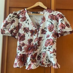 The Kooples flowery blouse